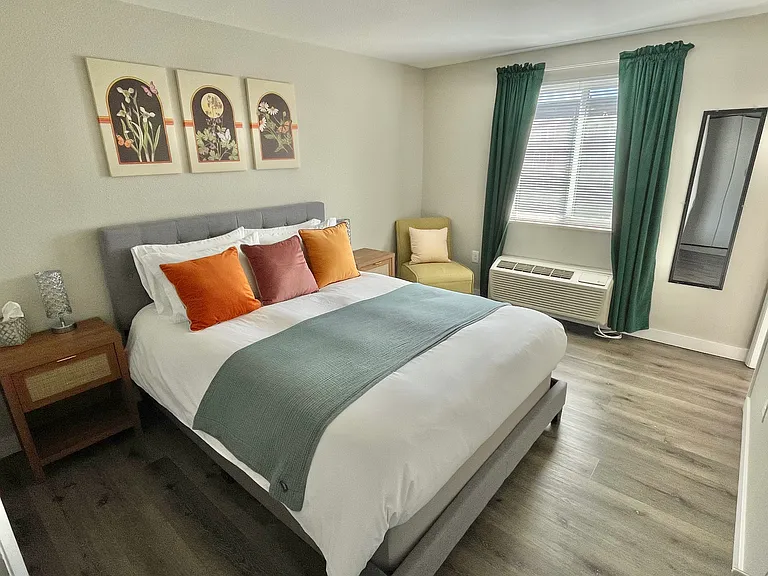 Furnished model unit.