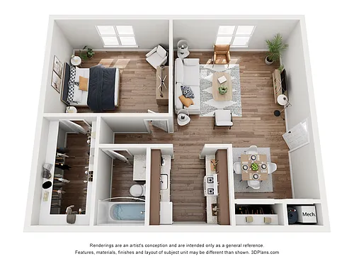 Floor plan The Wilson - Exclusive with Washer Dryer