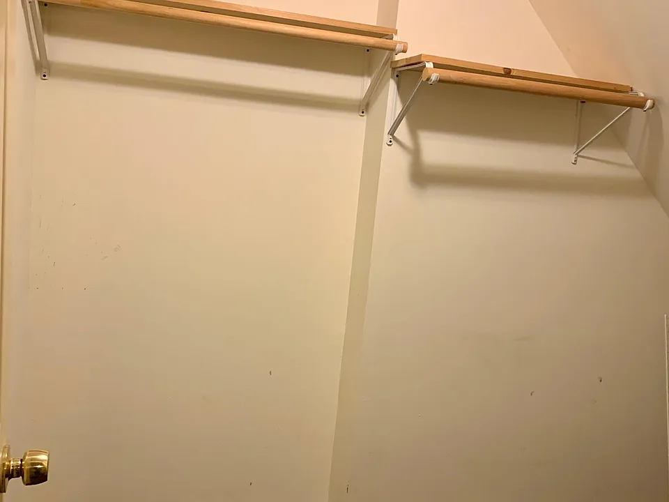 Large closet off of kitchen.