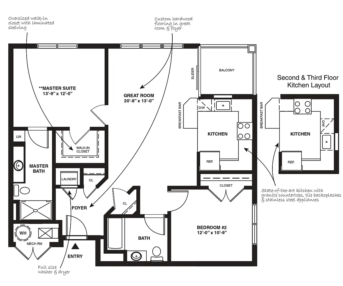 Floor plan Berkshire with Garage
