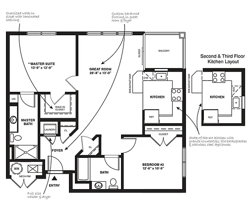 Floor plan Berkshire with Garage