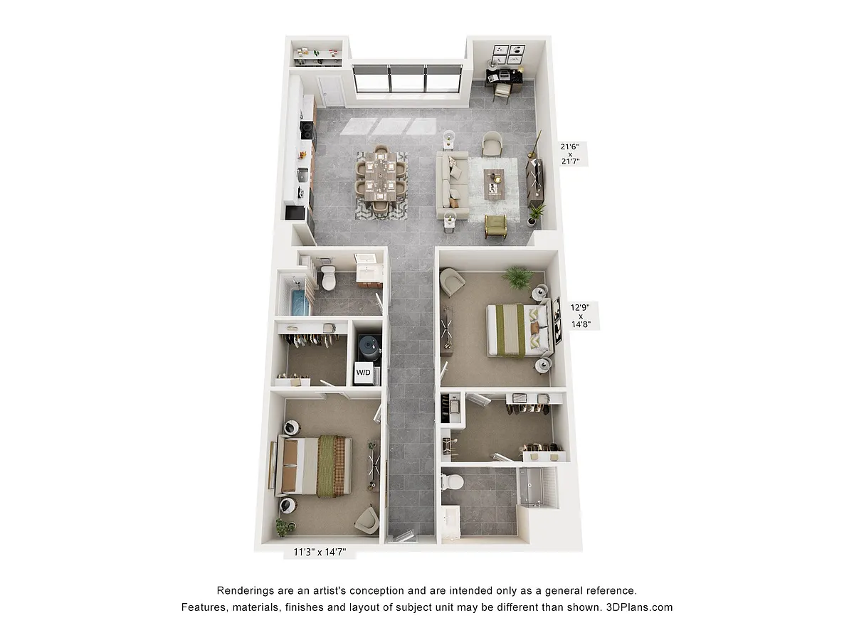Floor plan B7