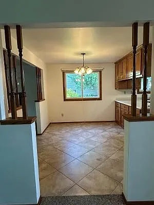 Well appointed dining room attached to the kitchen