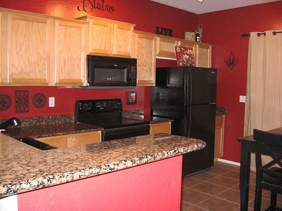 Granite counters in the Kitchen