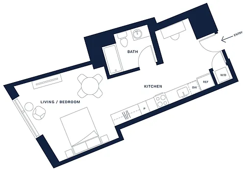 Floor plan Studio- A