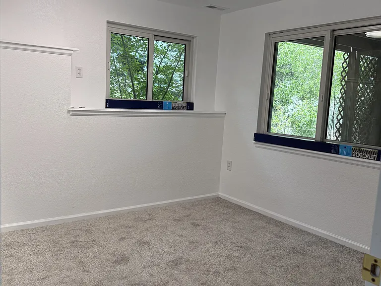 2nd bedroom also has double closet
