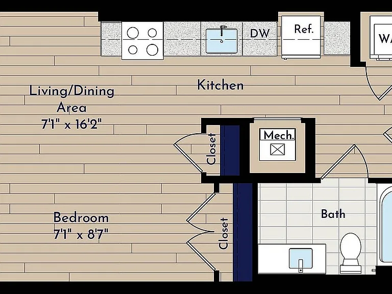 A ST-A1.1 Studio Floor Plan A ST-A1.1 Studio Floor Plan