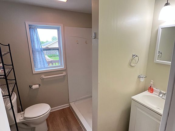 Bathroom with Shower. Only bathroom on property