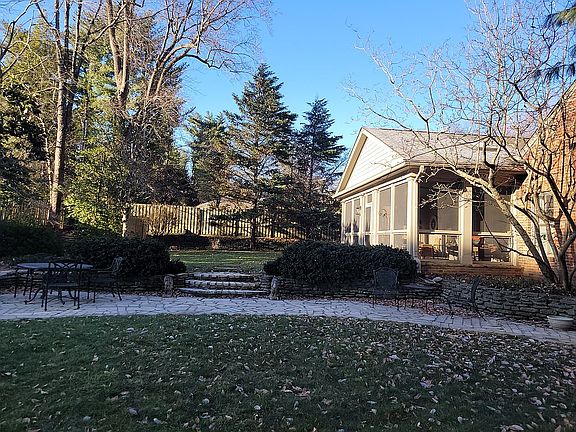 View from lower rear lawn