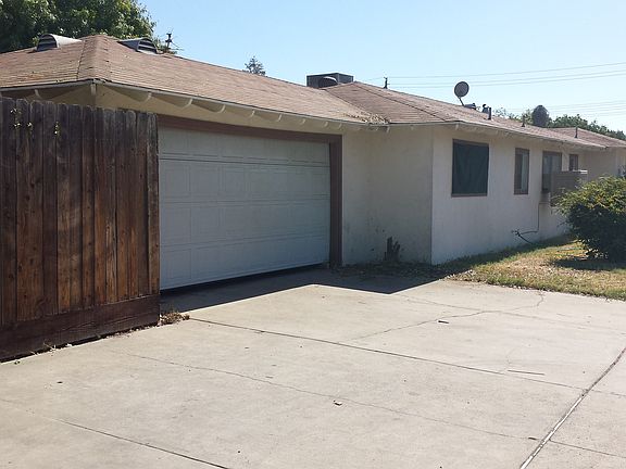 side view of home garage