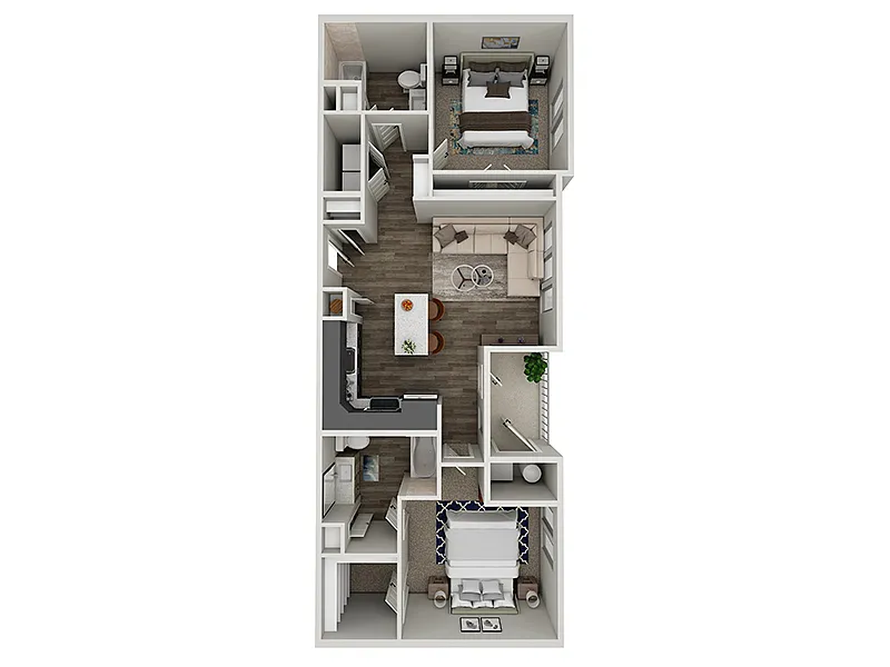 Floor plan 2x2A-1032