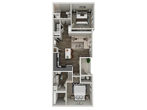 Floor plan 2x2A-1032