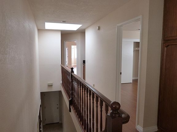 Skylight and Hallway at top of stairs
