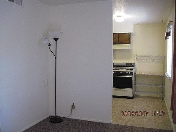 living room into kitchen