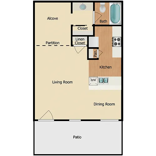 Floor plan Plan A