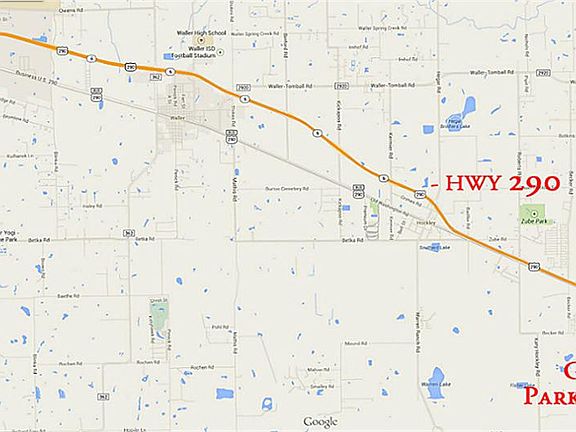 Property is in close proximity to 290, Grand Pkwy and 359. Short drive to Waller, Hempstead as well 