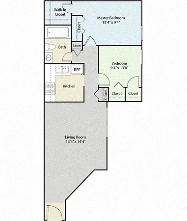 Floor plan B1 Renovated