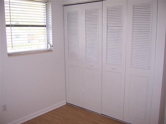 Bedroom with double closet