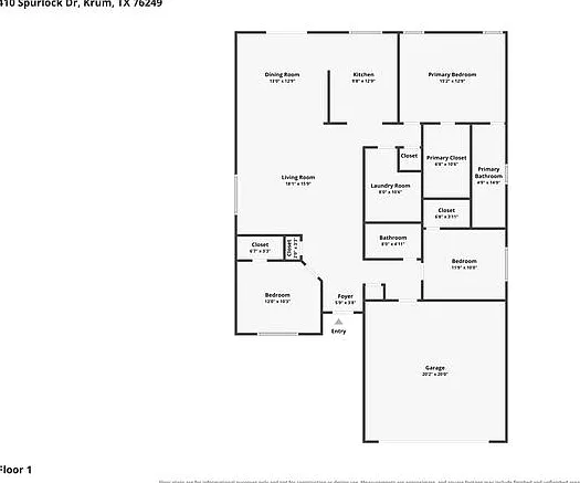 3 bed, 2.0 bath, 1631 sqft, $1,970 — Photo 2