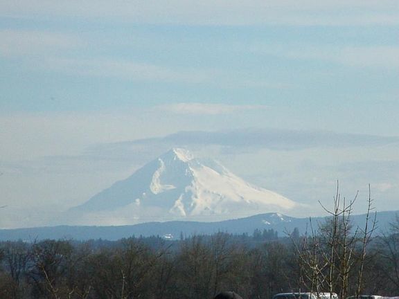 mt hood views from property