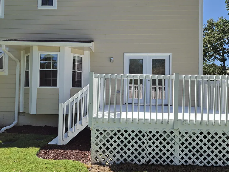 Rear deck