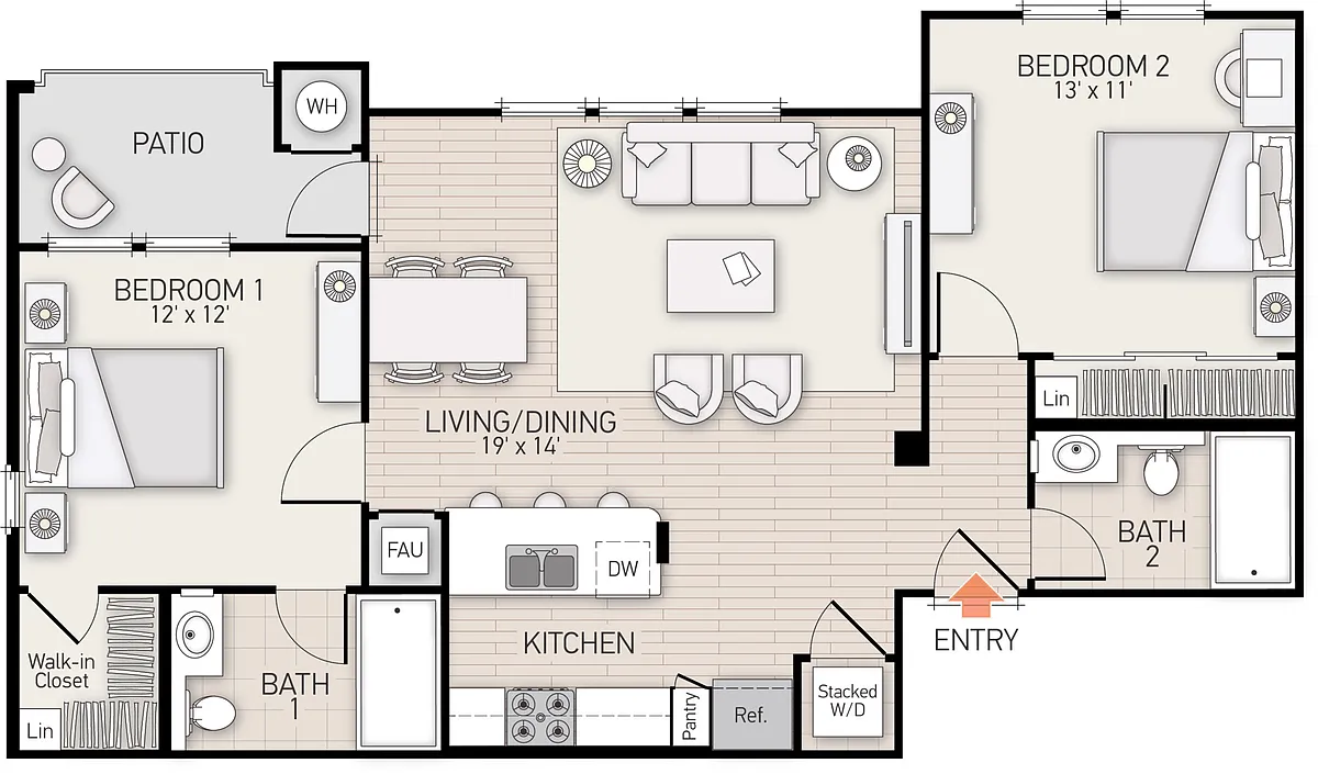 Floor plan Posare - Plan J