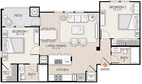 Floor plan Posare - Plan J