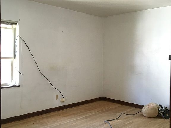 bedroom- floors being refinished