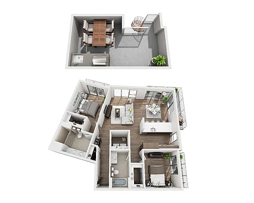 Floor plan B2D Penthouse