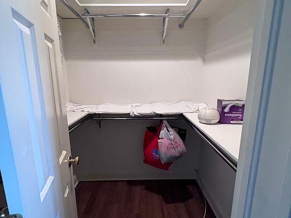 first bed "primary" closet