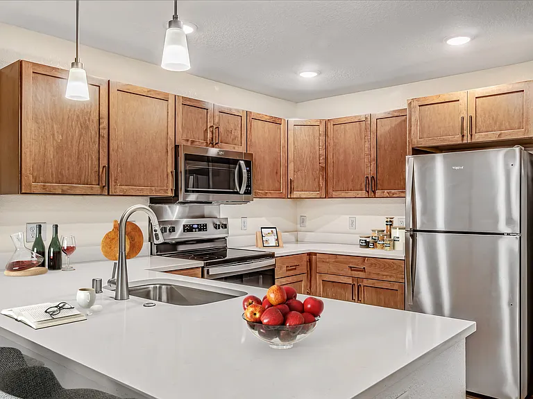 Two bedroom, two bath open concept