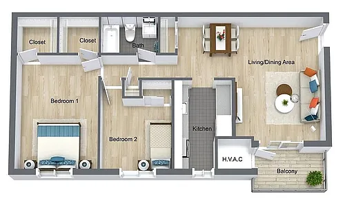 Floor plan B1R