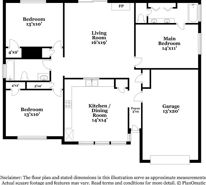 3 bed, 2.0 bath, 1412 sqft, $2,540 — Photo 2