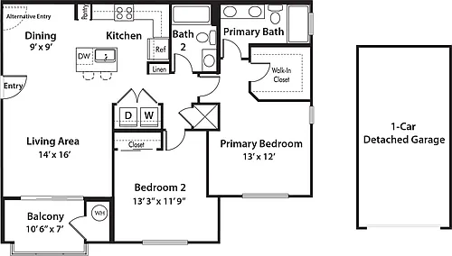 Floor plan B1F.2 - B1F.3