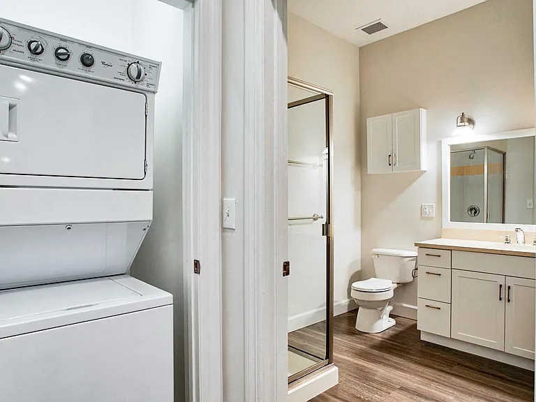 In-unit washer and dryers