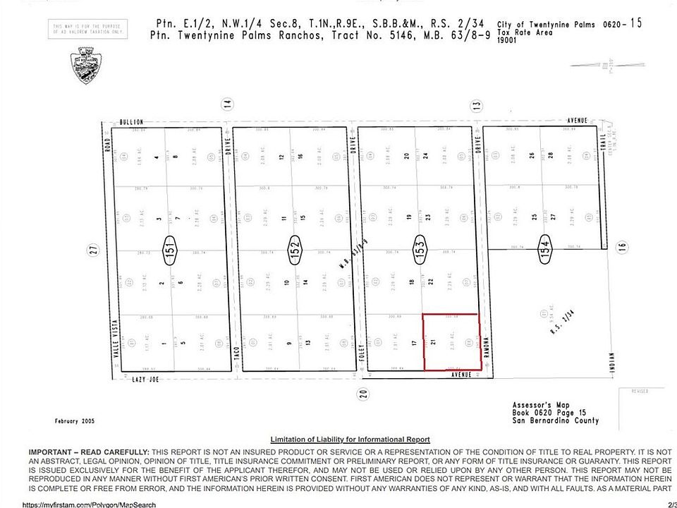 1st image of 0 Ramona Dr #21-29
