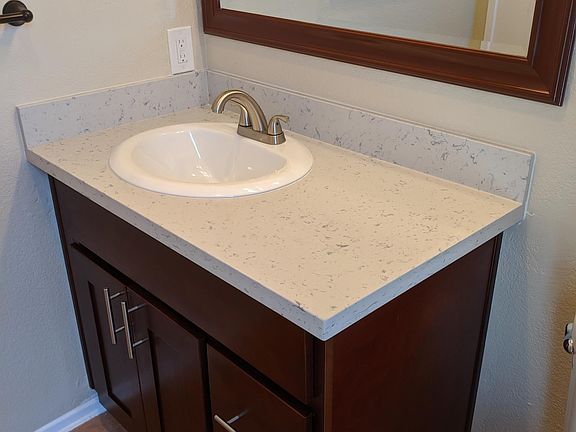 Bathroom-Brand new cabinet & countertop