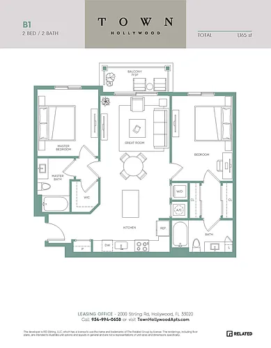 Floor plan B1