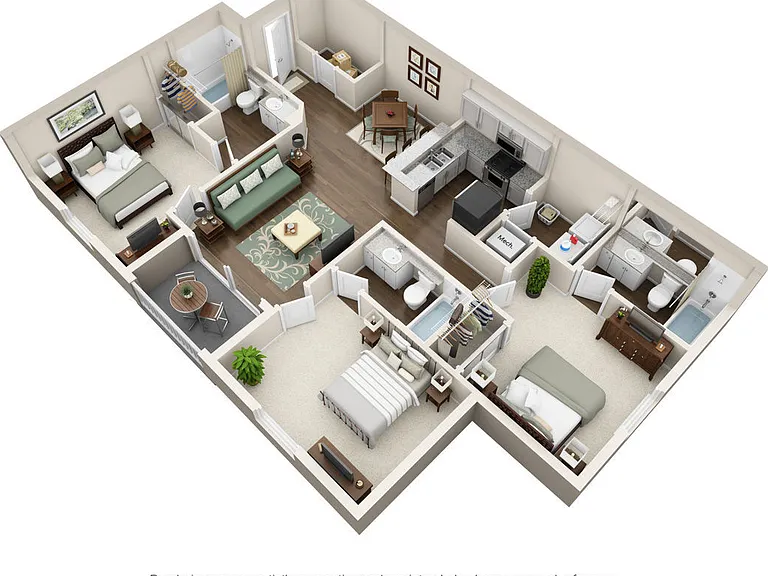 C3C floor plan Haven at Patterson Place
