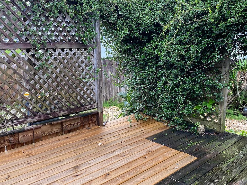 Large back deck