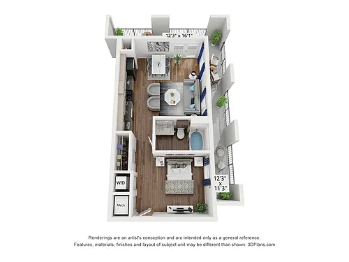 Floor plan E1