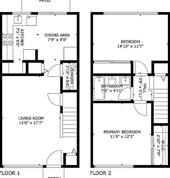 2x1.5 Townhome 2x1.5 Townhome