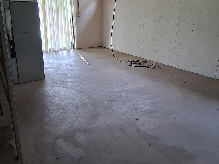 unfinished basement