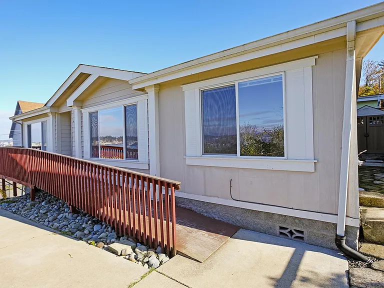Front of home.