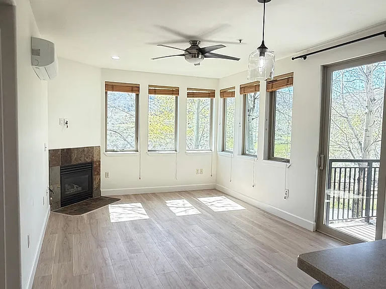 light filled living room spectacular views