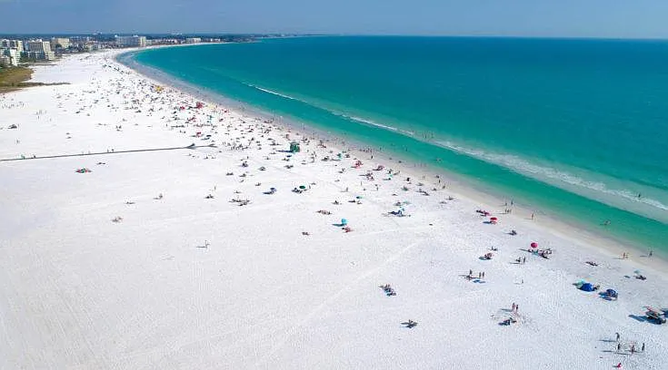 14 minutes to Siesta Key Beach
