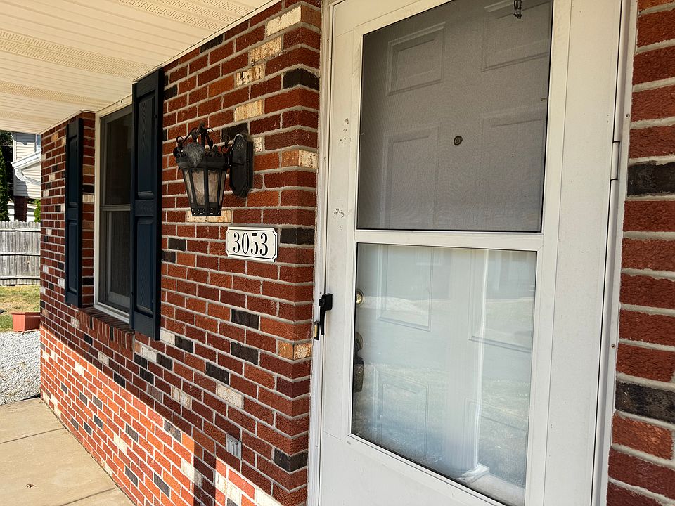 Front door with covered porch