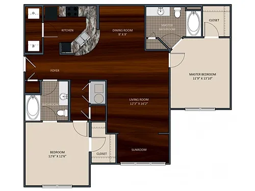 Floor plan Live Oak Phase 2