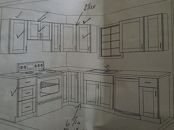 Kitchen layout when complete