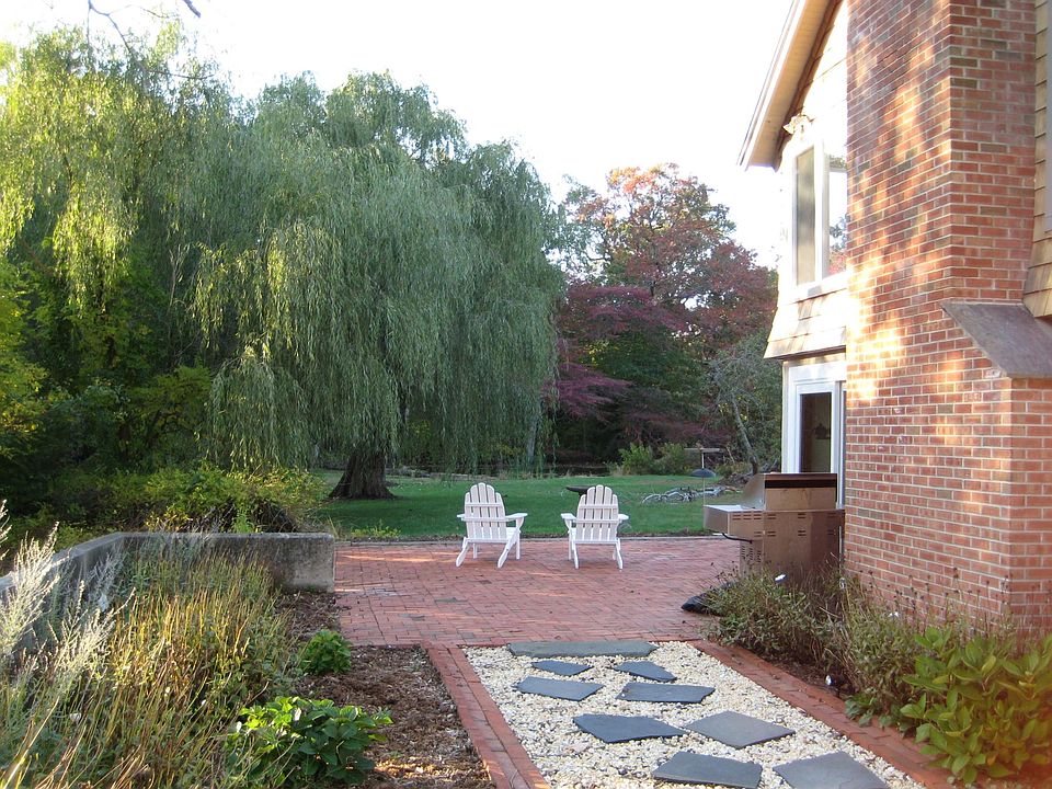 Brick patio - Left side of house